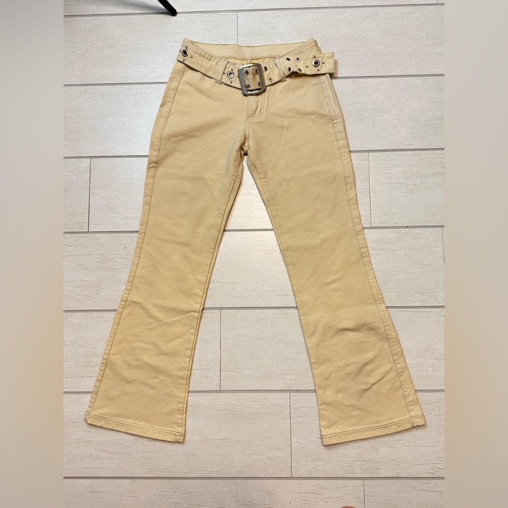 Women's Tan Jeans low rise